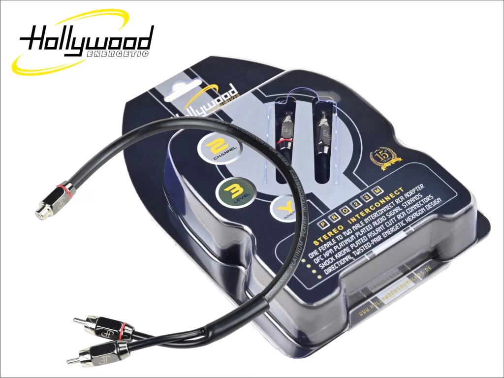 Hollywood Energetic PRO 23M HPM RCA Y cable