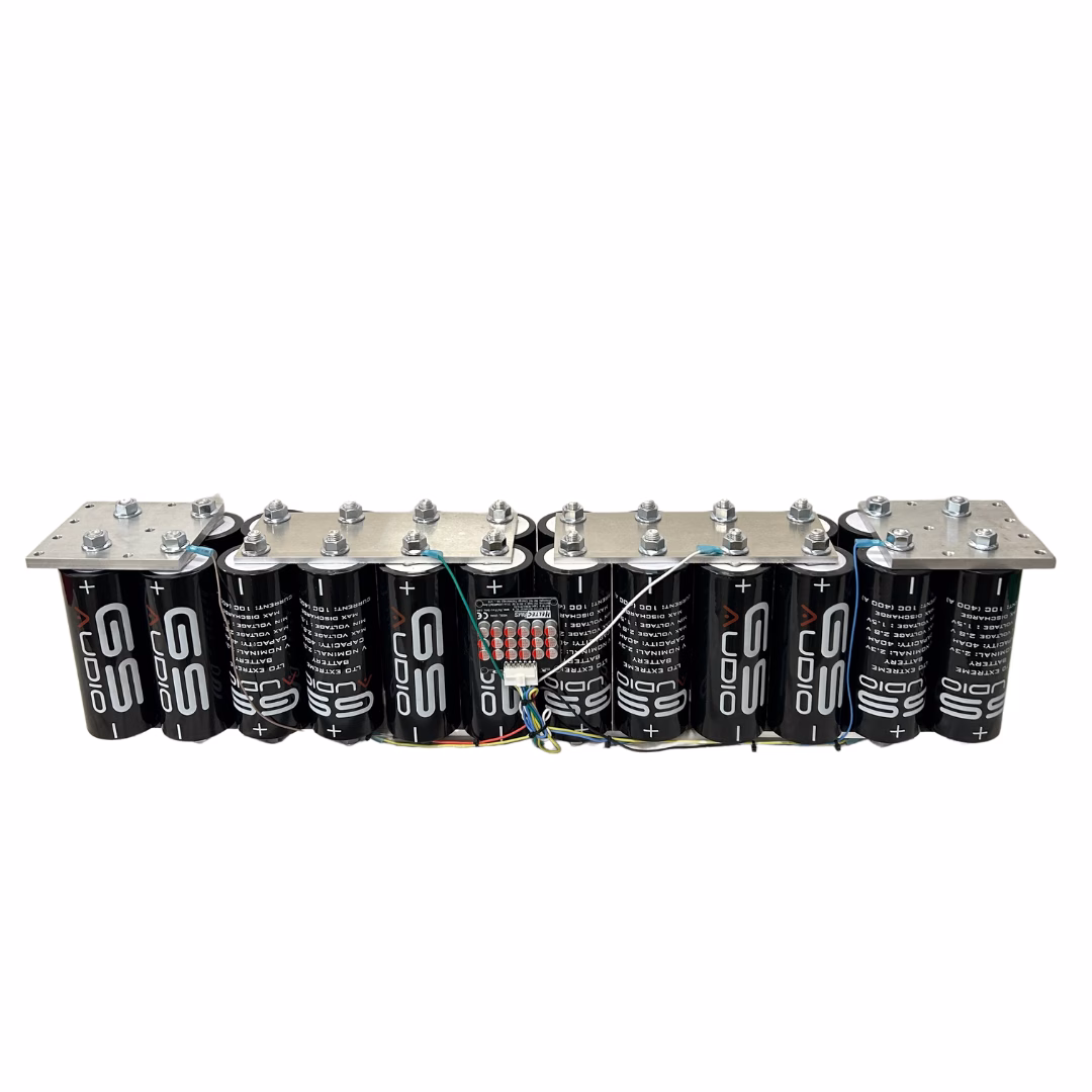 PACCO BATTERIA GS AUDIO 14X84cm - 24 CELLE LTO - 160A/180A 14V + BMS E BARRE - Image 2