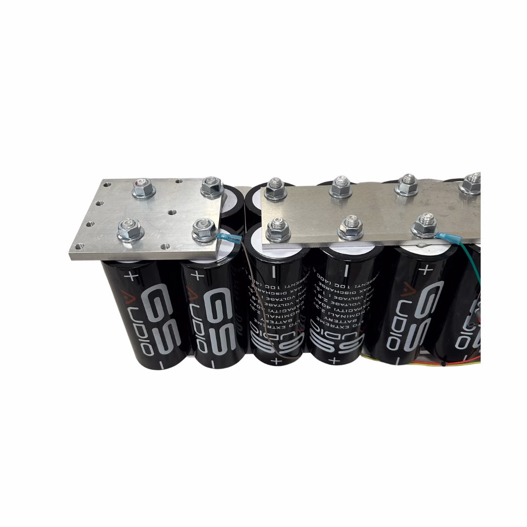PACCO BATTERIA GS AUDIO 14X84cm - 24 CELLE LTO - 160A/180A 14V + BMS E BARRE - Image 4