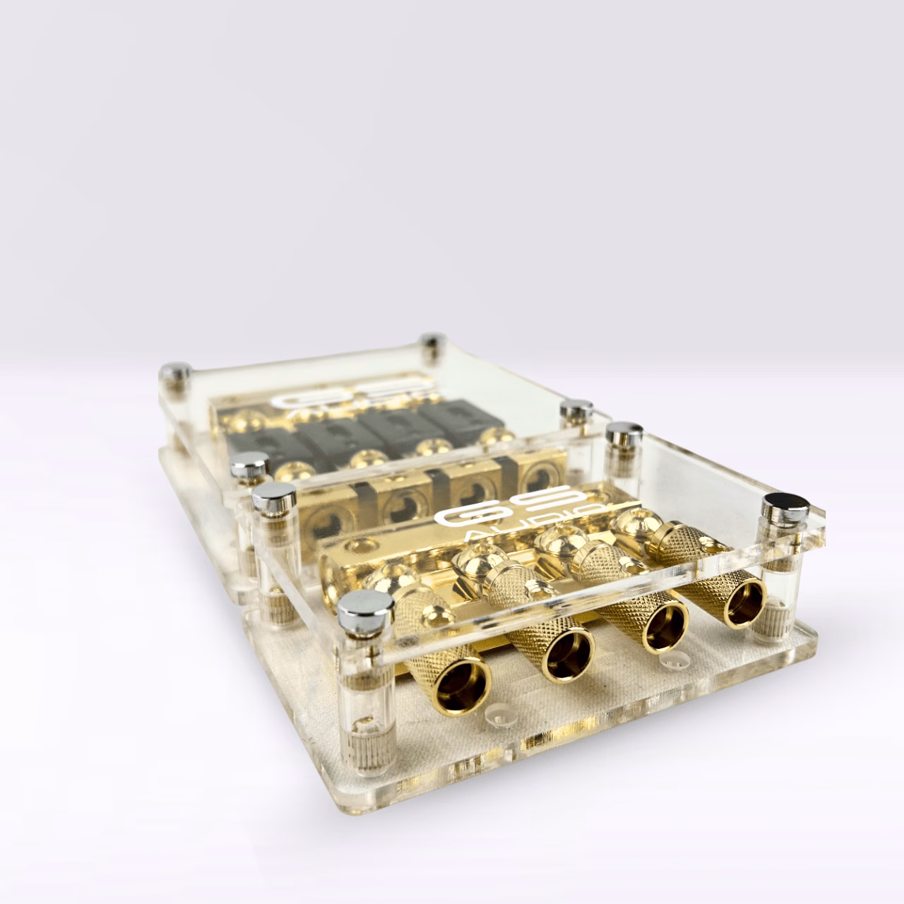 GS Audio ANL fuse holder IN:3x70 OUT:4x70 | Positive/Negative 4-Way - Image 2