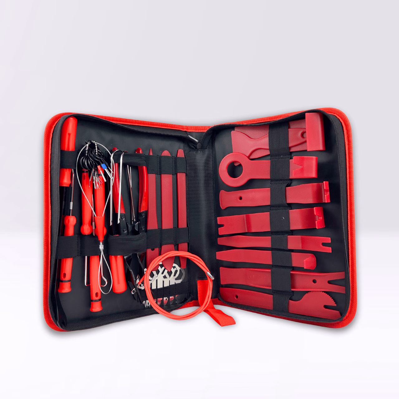 Car Panel Disassembly and Car Audio Installation Tool Kit - 43 Pieces with Case