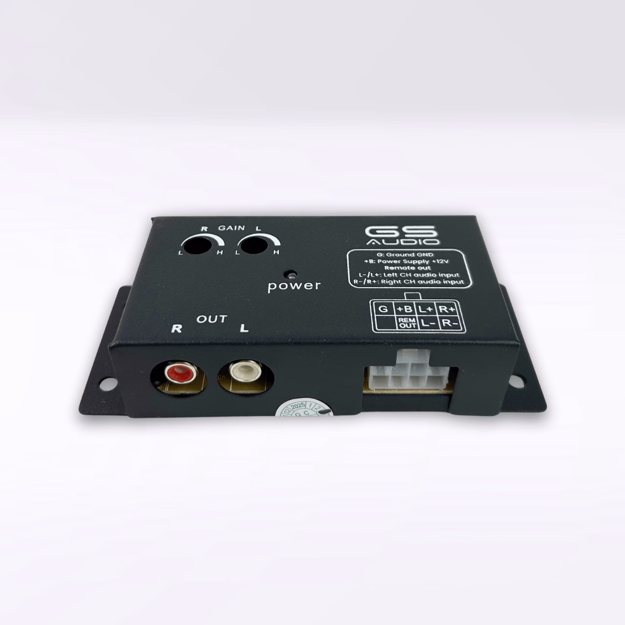 GS Audio Active 2-Channel Line Converter - High/Low Level RCA | Remote Output