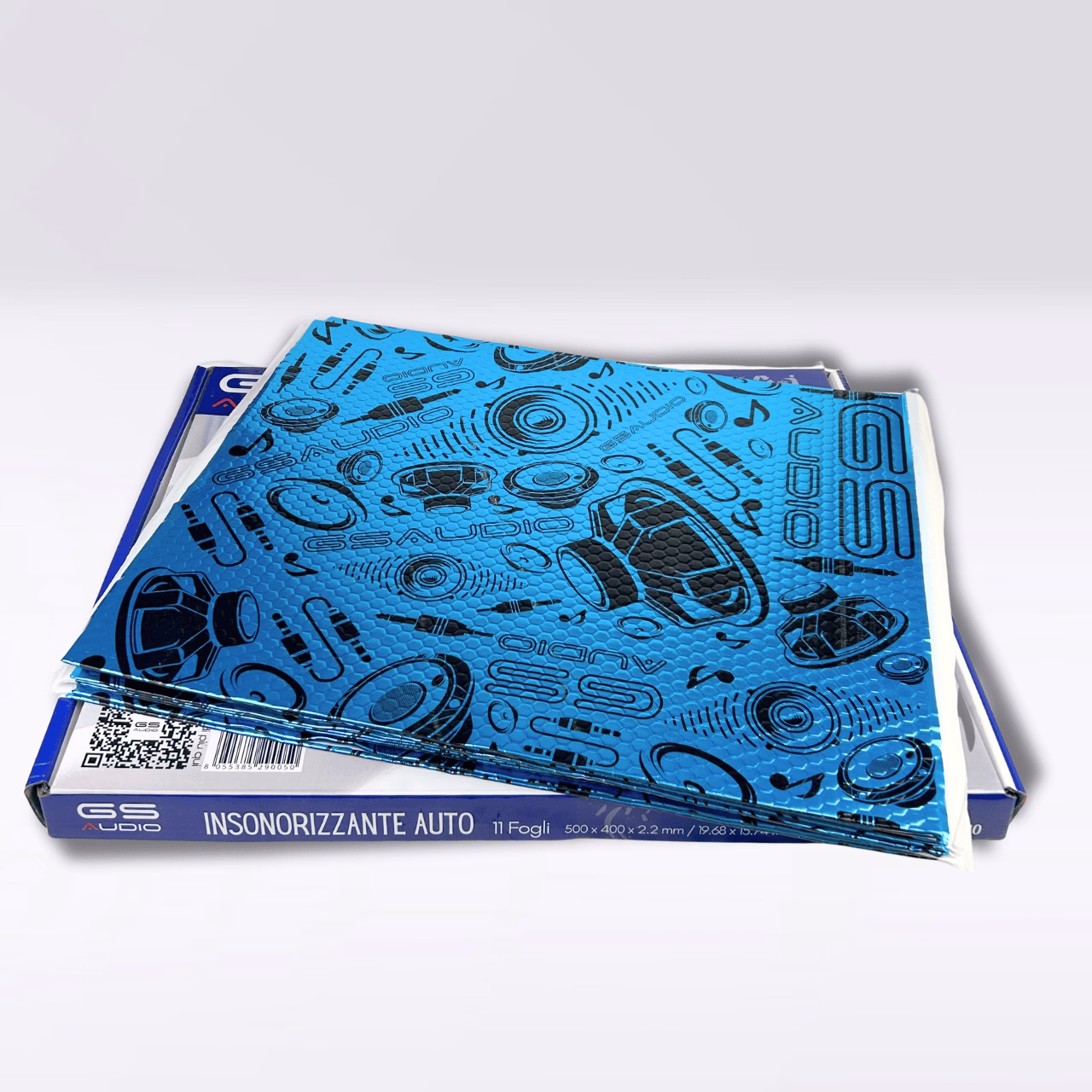 Damping Material Car 11 Sheets 50x40x0.22cm - 2.2m² | 2 Layers Butyl + Aluminum - Image 2