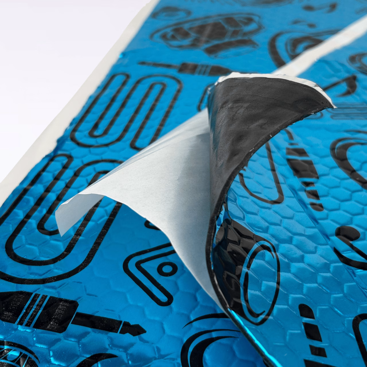 Damping Material Car 11 Sheets 50x40x0.22cm - 2.2m² | 2 Layers Butyl + Aluminum - Image 3