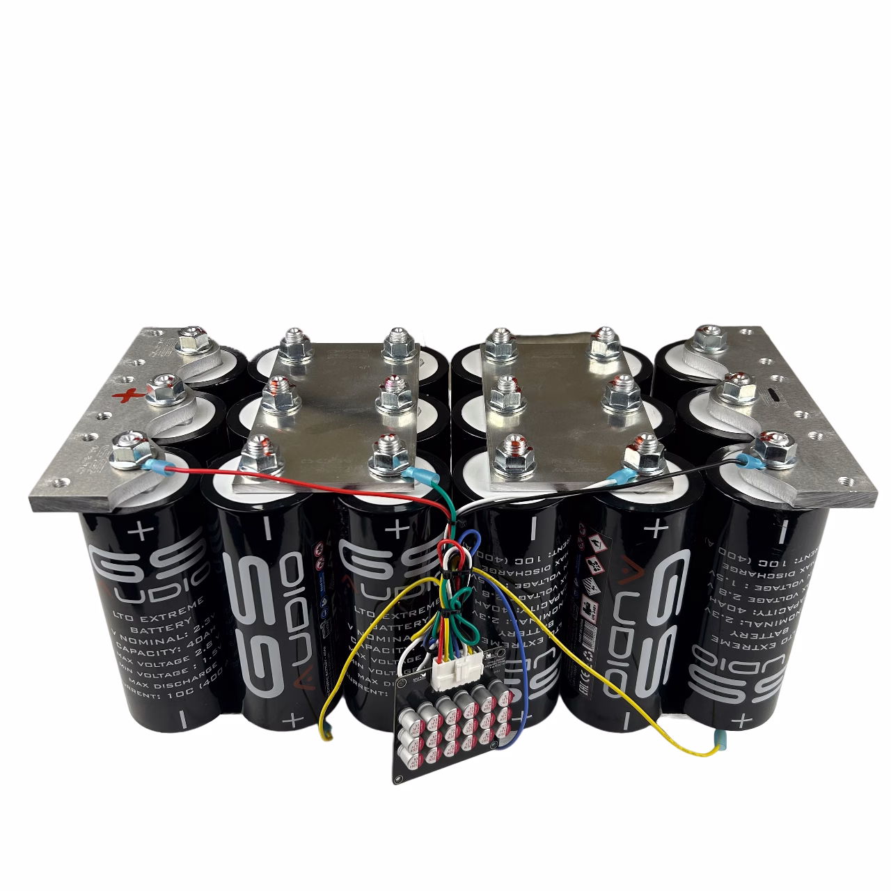 PACCO BATTERIA GS AUDIO 21X42cm - 18 CELLE LTO - 120A/135A 14V + BMS E BARRE - Image 3