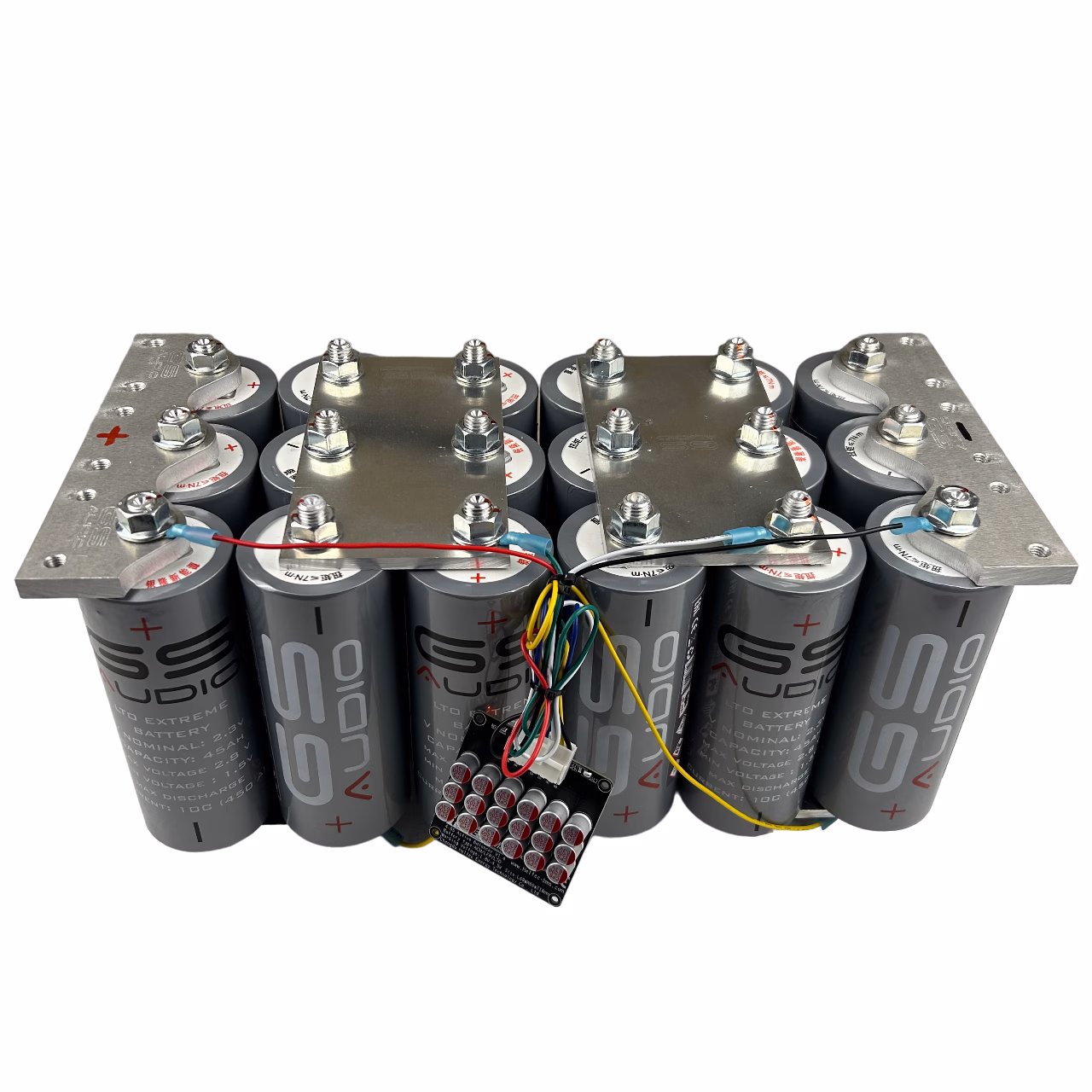 PACCO BATTERIA GS AUDIO 21X42cm - 18 CELLE LTO - 120A/135A 14V + BMS E BARRE - Image 6