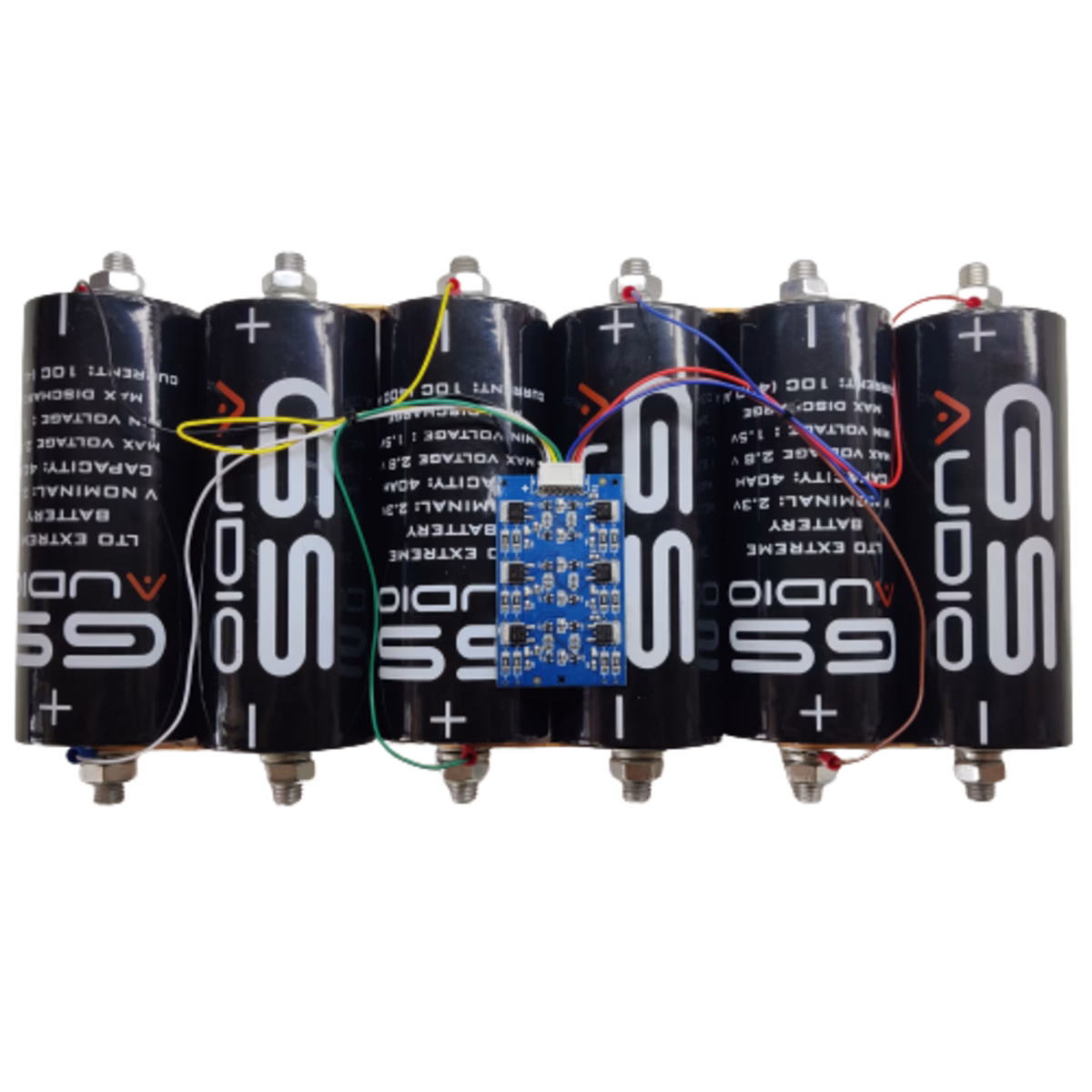 PACCO BATTERIA GS AUDIO 14X21 o 7x42cm - 6 CELLE LTO - 40A/45A 14V + BMS E BARRE - Image 3