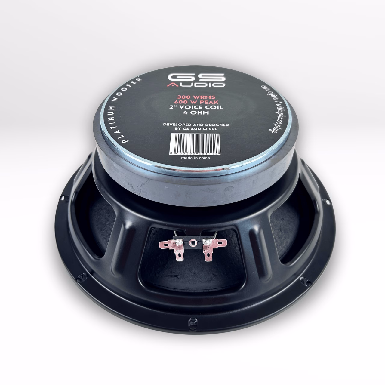 Woofer Platinum FLAT MK2 with Phase Plug 10"/250mm - Coil 50 - 300 WRMS - 4 Ohm - Image 2