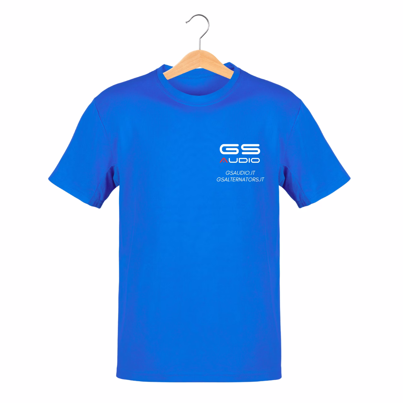 GS Audio Blue T-shirt - Official T-Shirt with Logo and Car Audio Graphics - Image 3