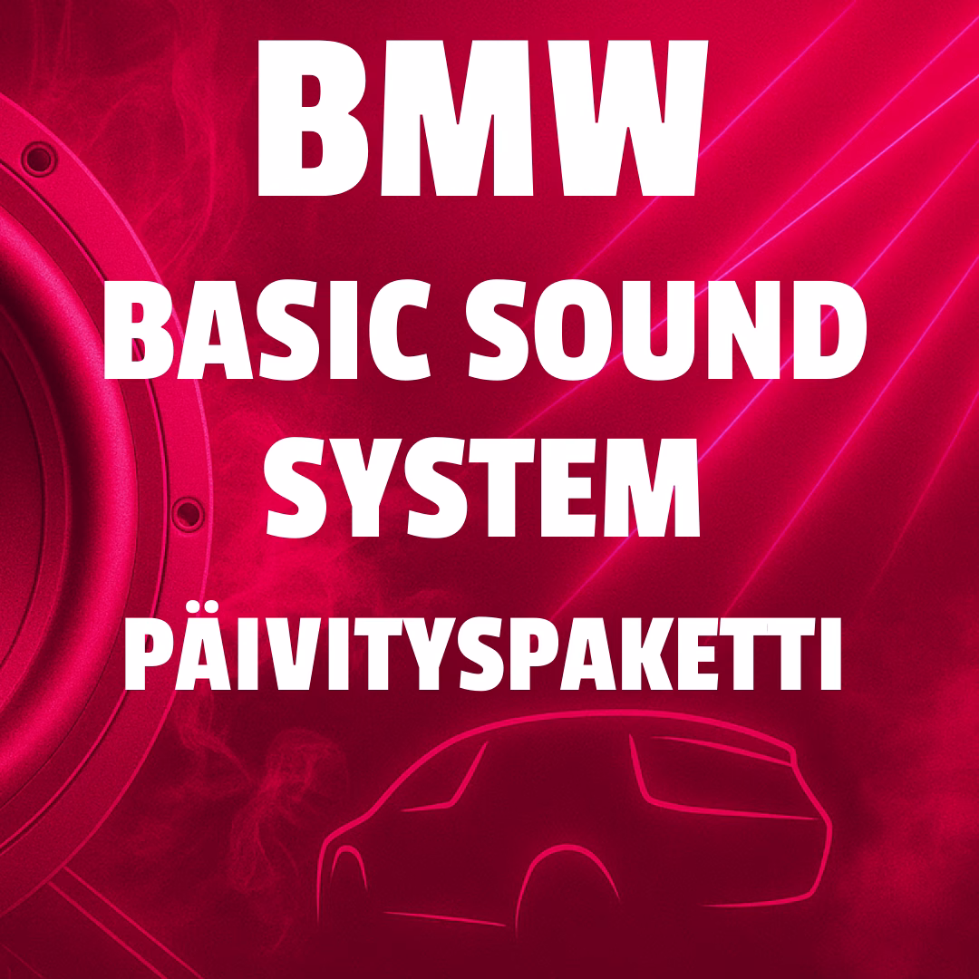 Bmw Hifipäivityspaketti | Basic Sound System Erillisen subwooferin kanssa
