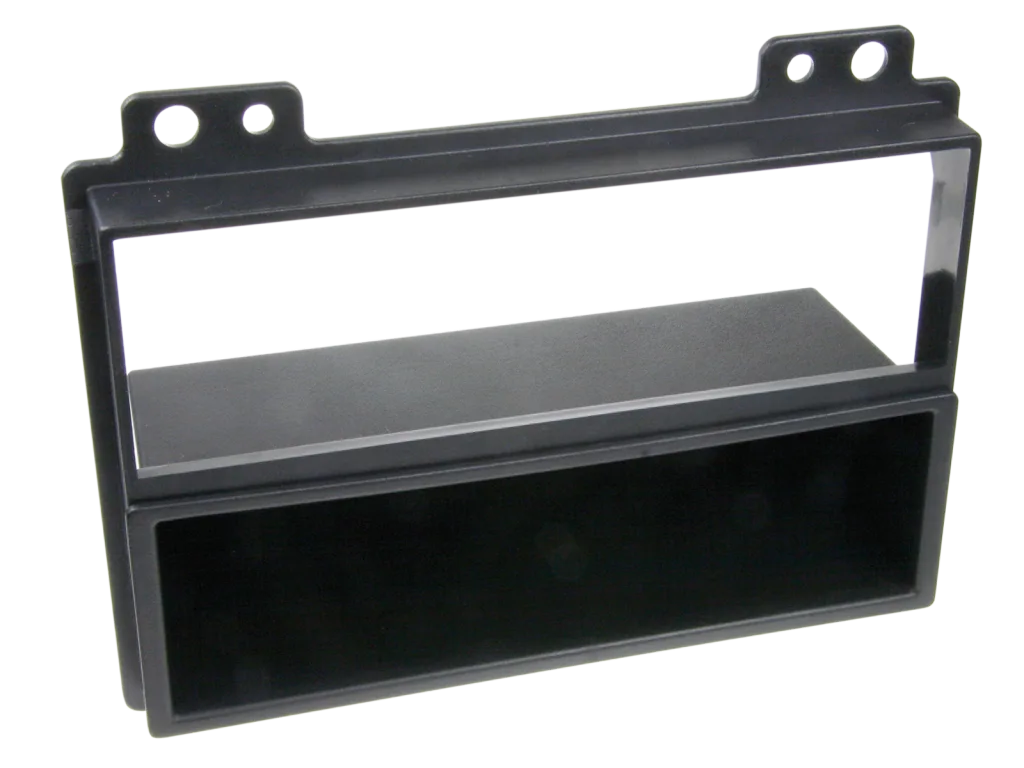 ACV 2-DIN facia plate with pocket Citroen / Fiat / Peugeot black 100672