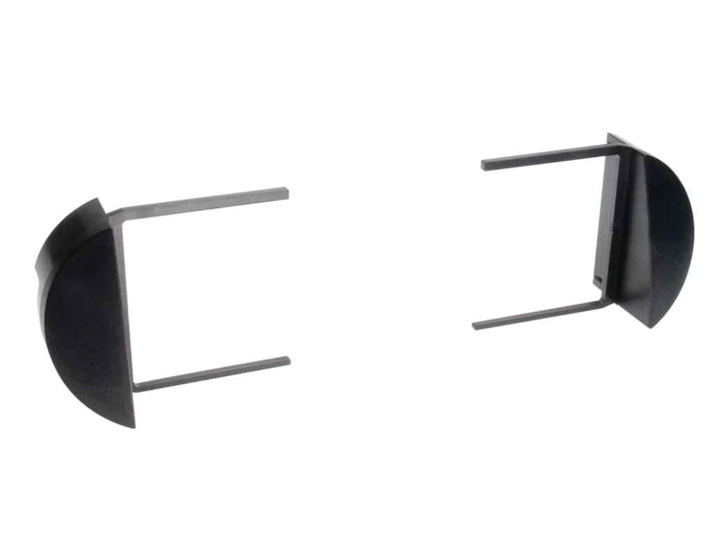 ACV 1-DIN asennuspaneeli VW New Beetle / New Beetle Cabrio Musta 100567