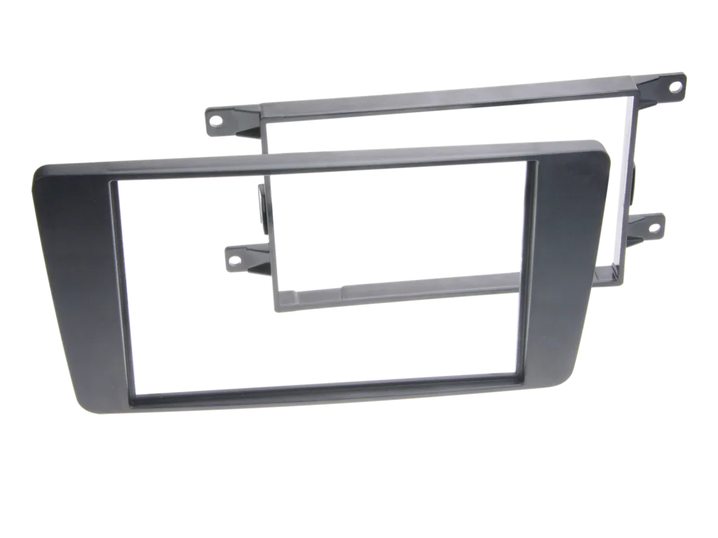 ACV 2-DIN facia plate Skoda Octavia II 2004 - 2013 black 100915