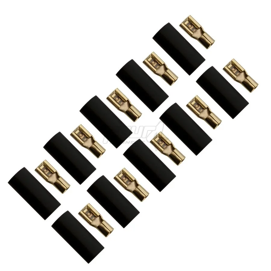 FOUR Connect 4-690736 lattaliitin 6.0mm2, 4.8mm, musta, 10kpl