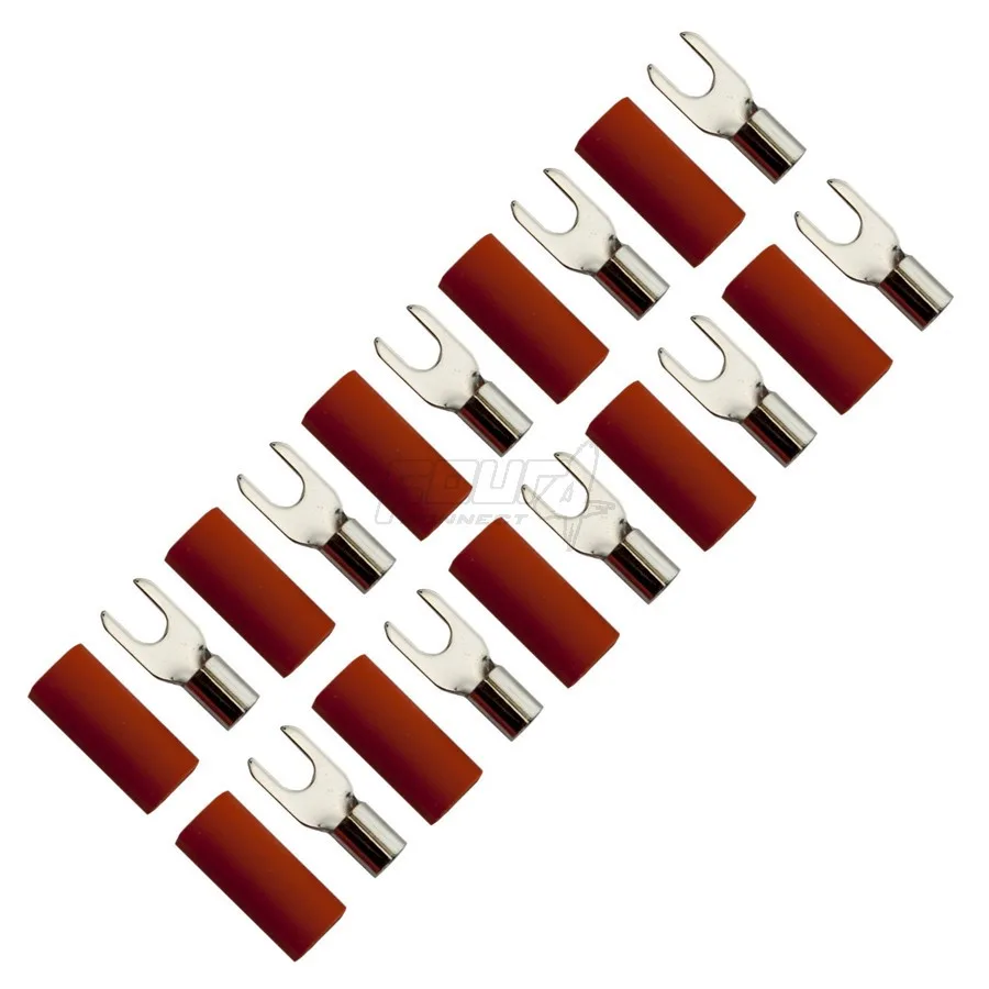 FOUR Connect 4-690825 M4 haarukkaliitin 6.0mm2, 10x punainen