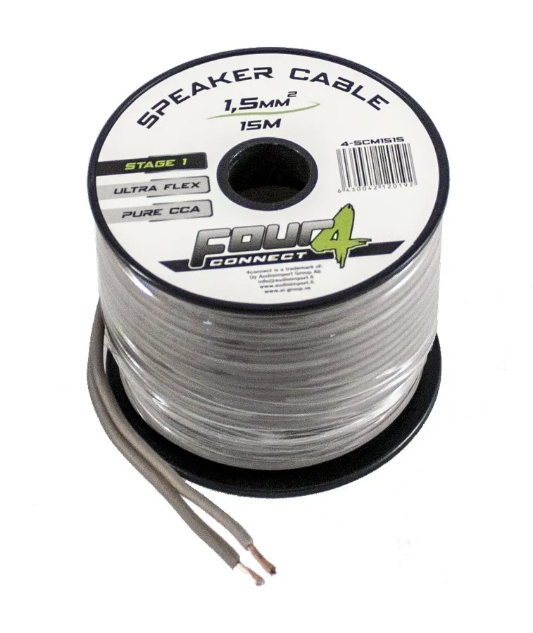 FOUR Connect 4-SCM1515 minikela 2x1,5mm2, 15m