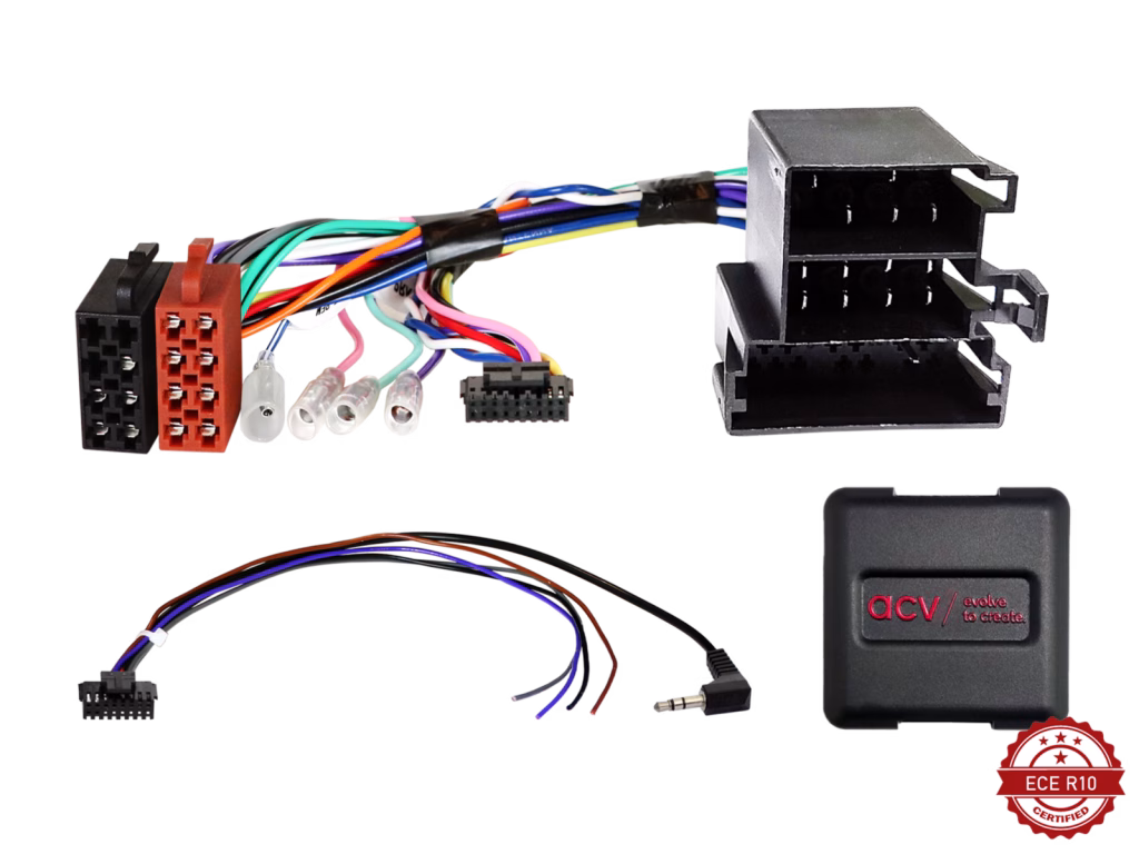 ACV 42xar006-0 rattiohjain-adapteri Alfa/Citroen/Fiat/Opel/Peugeot 52Pin - Multilead
