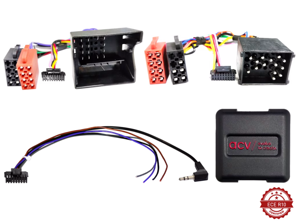 ACV 42xbm00c-0 rattiohjain-adapteri BMW/Mini 17Pin/Quadlock IBus - Multilead
