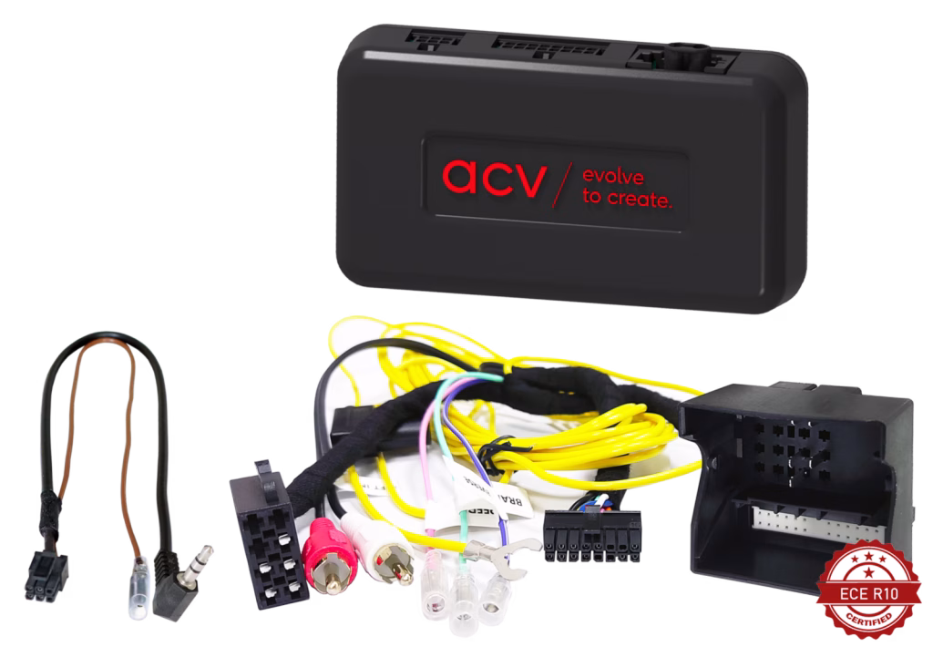 ACV 42xbm012-0 rattiohjain-adapteri BMW 1er/3er/5er/X5/X6 Quadlock Multilead MOST Amp lose