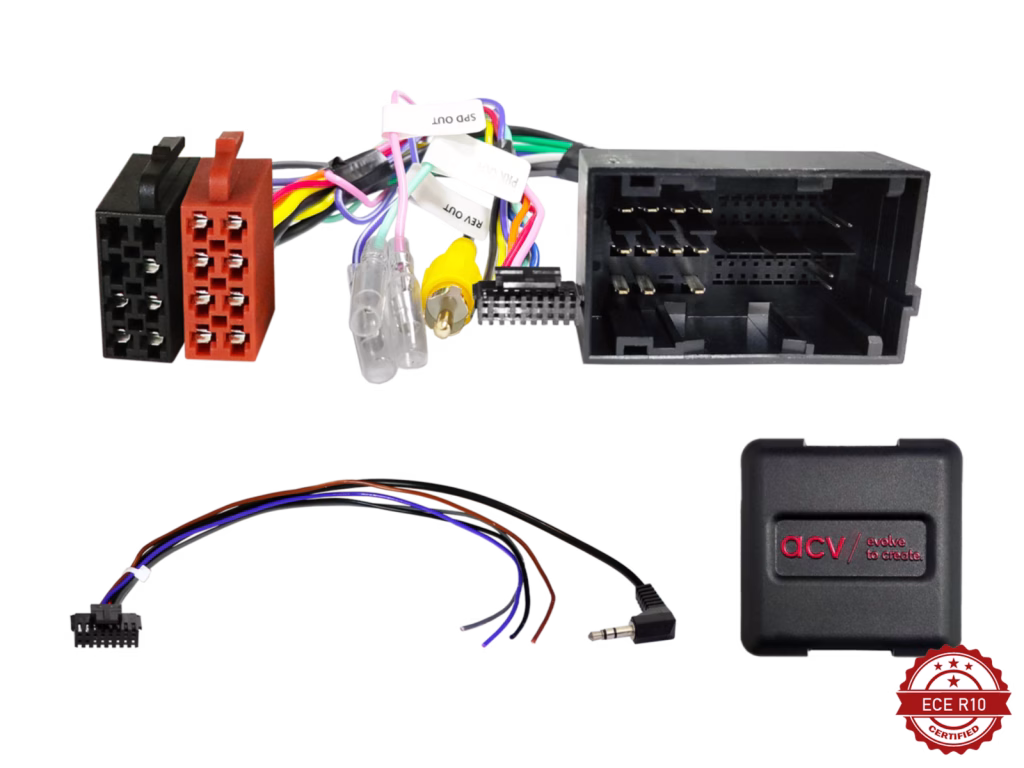 ACV 42xct009-0 rattiohjain-adapteri Fiat/Citroen/Fiat/Opel/Peugeot 52Pin Multilead lose