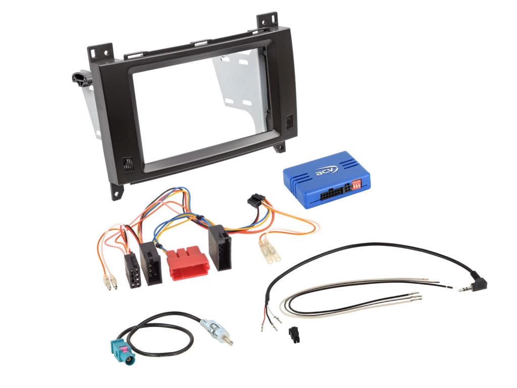 ACV 621190-37-3 2-DIN Kit Mercedes Vito 2014-2024 ISO SWC/antenna passiv
