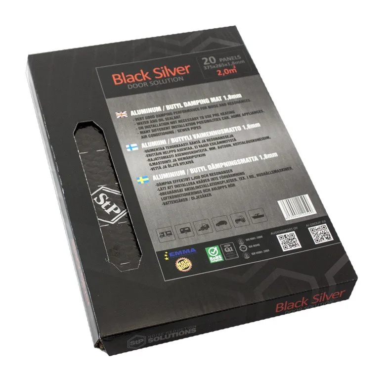 STP Black Silver Door