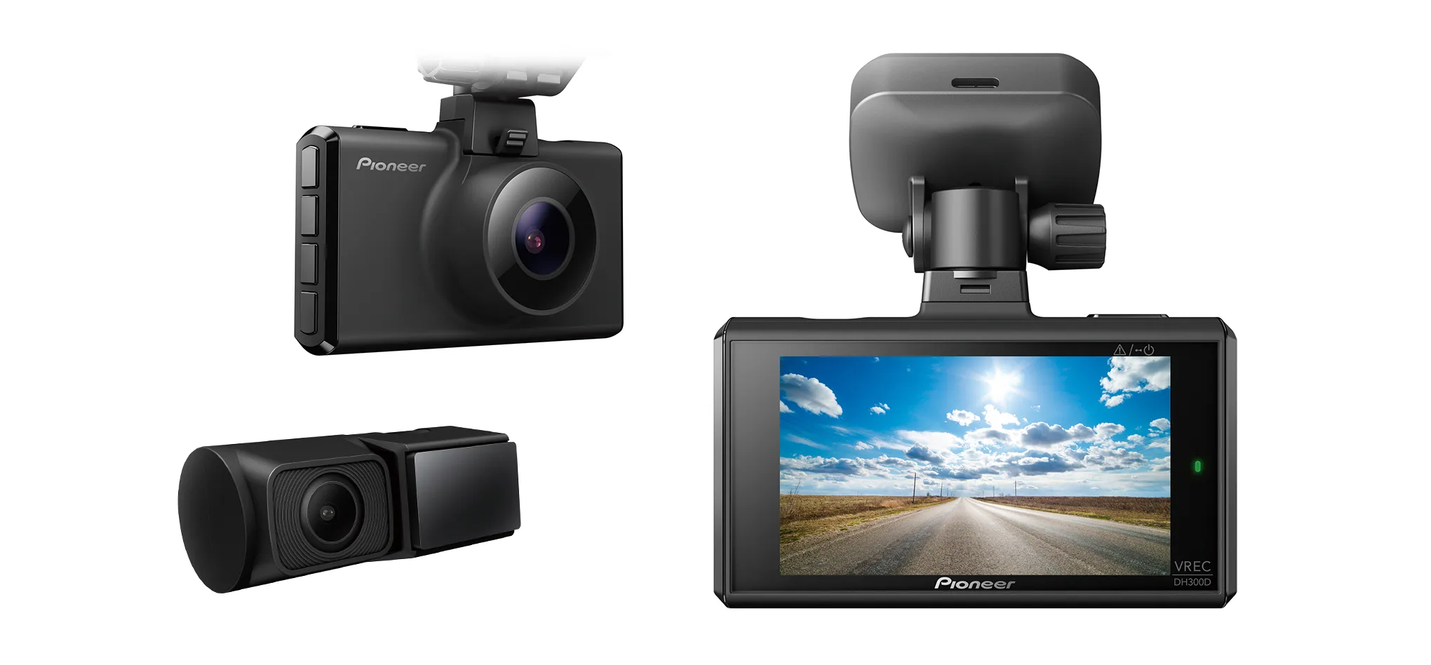 Pioneer Tallentava kojelautakamera peruutuskamerallaVREC-DH300D